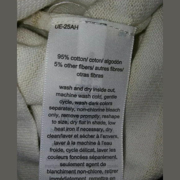 Tommy Hilfiger Ivy White Striped V-Neck Sweater - Picture 6 of 6